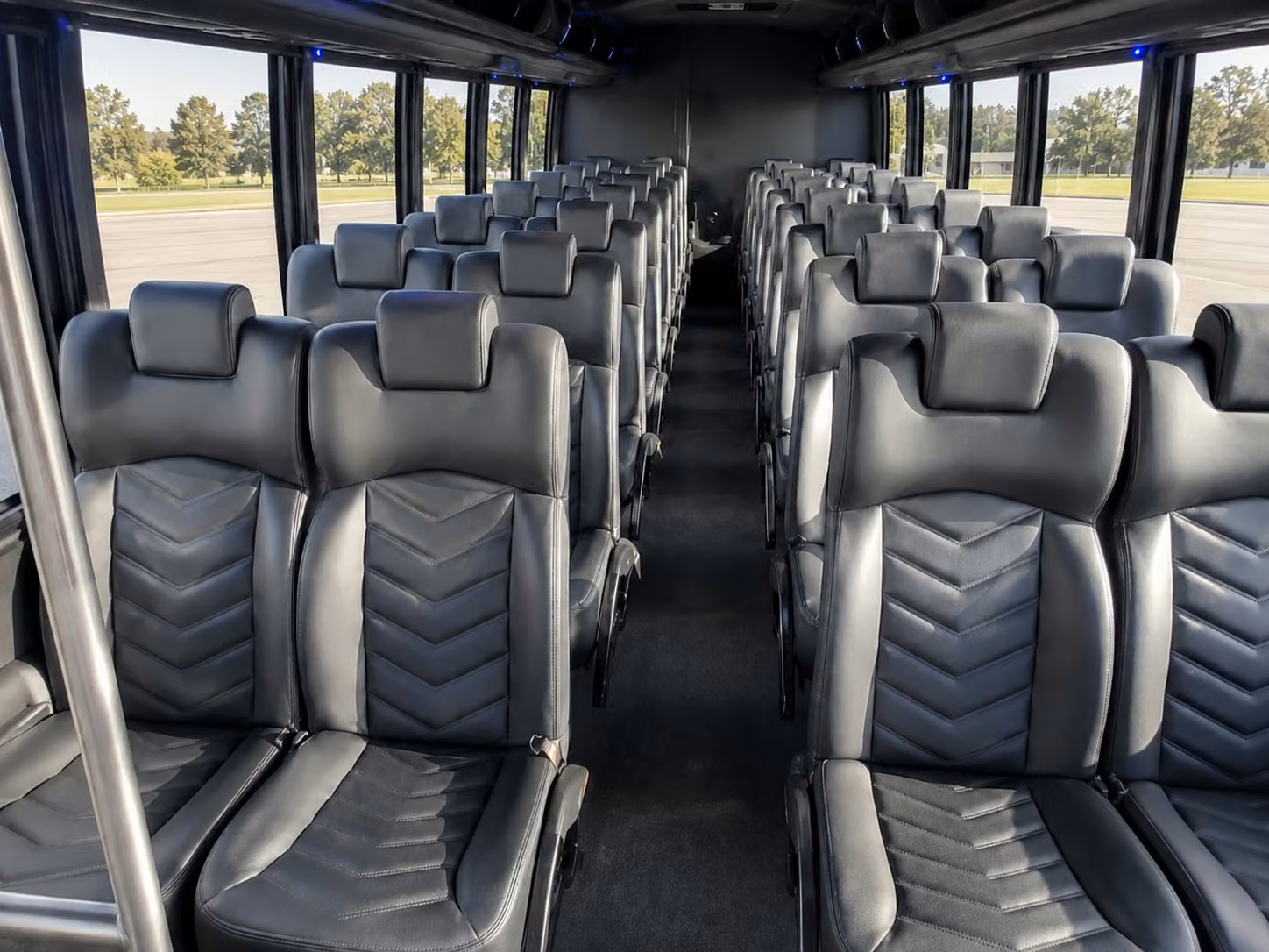 15 passenger minibus inside