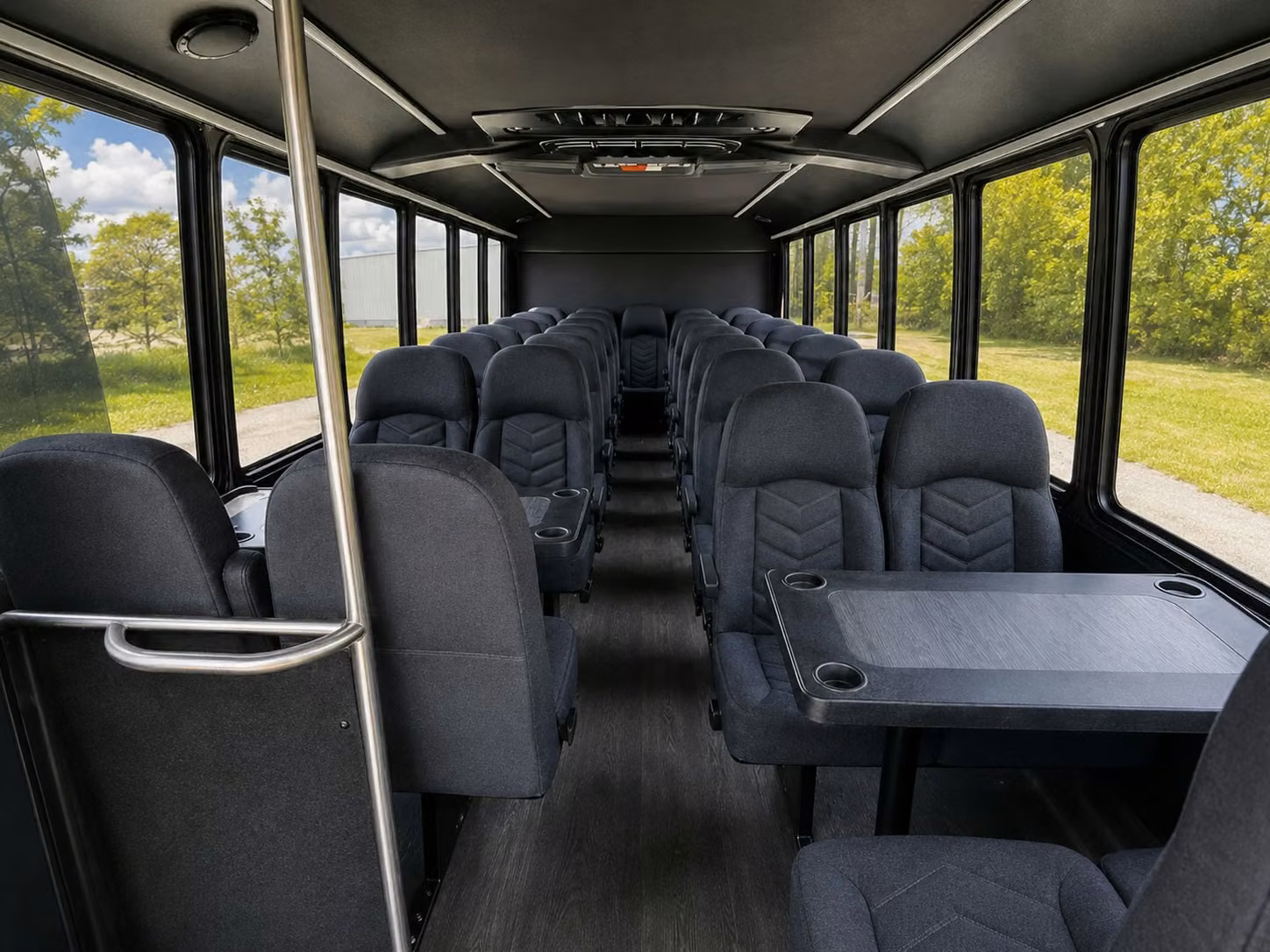 18 passenger minibus interior
