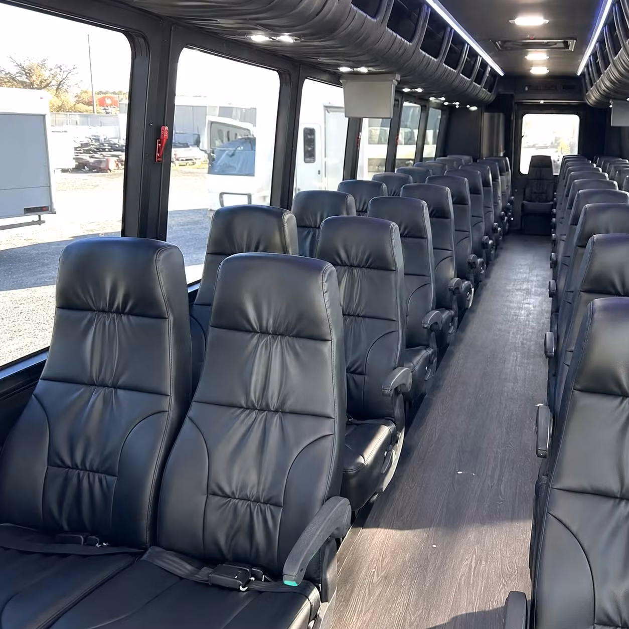 30 passenger minibus inside