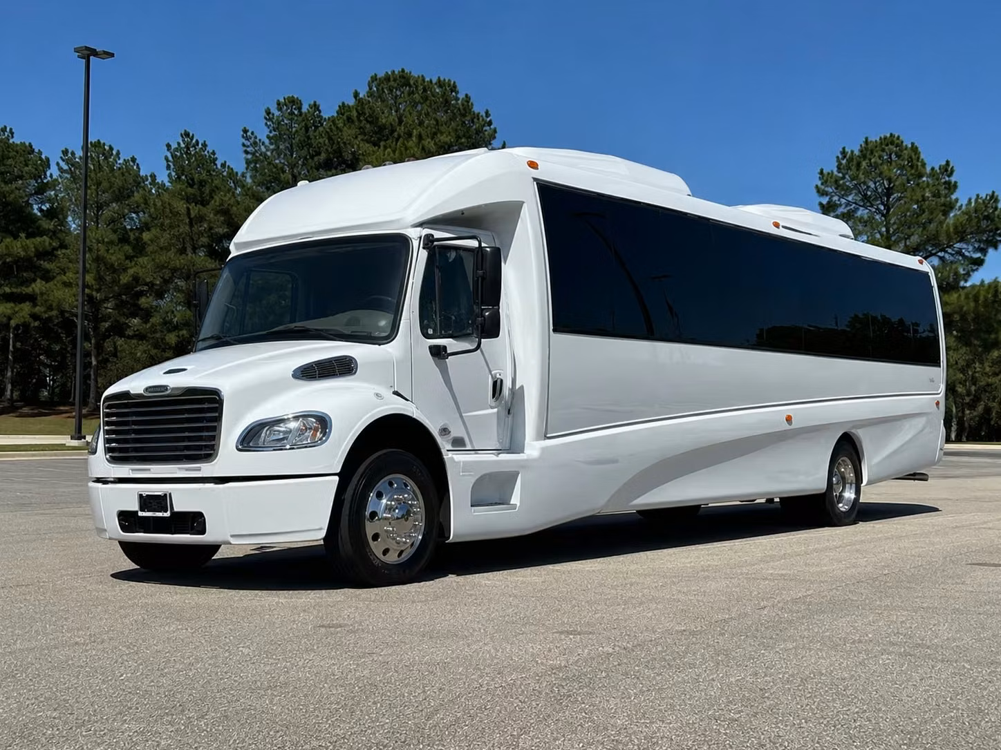 book a bridal party bus in arlington that starts the celebration before you arrive
