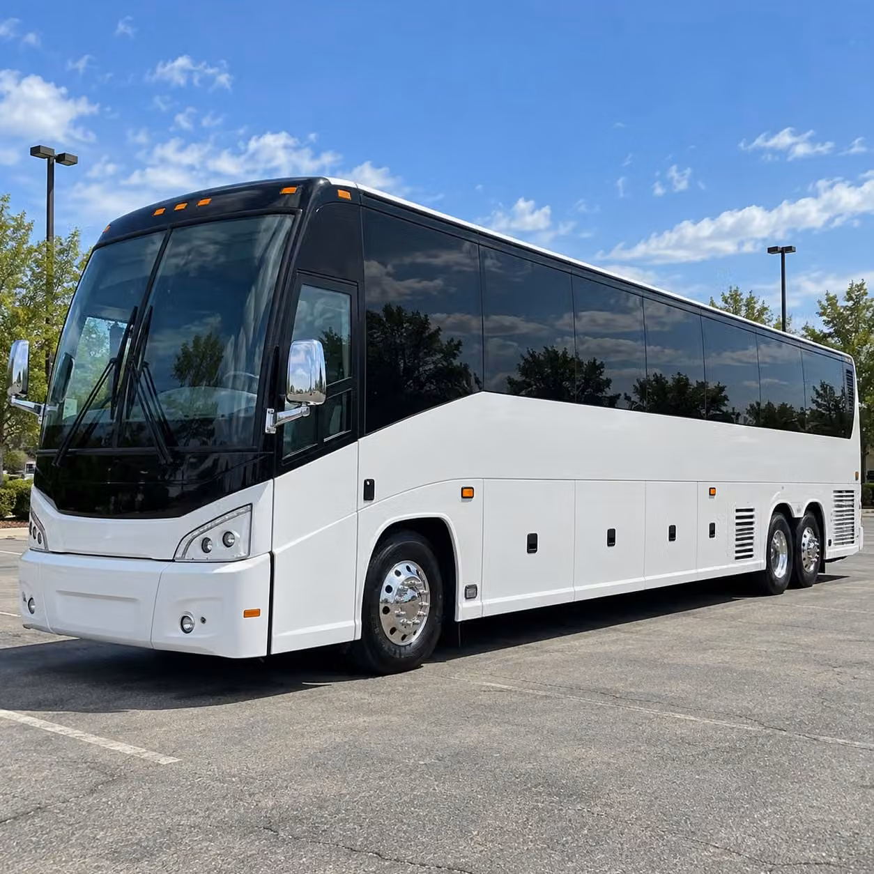 charter bus rentals for large arlington prom classes traveling together